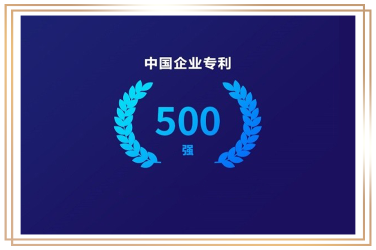 盛瀚獲得中國企業(yè)專利500強(qiáng)