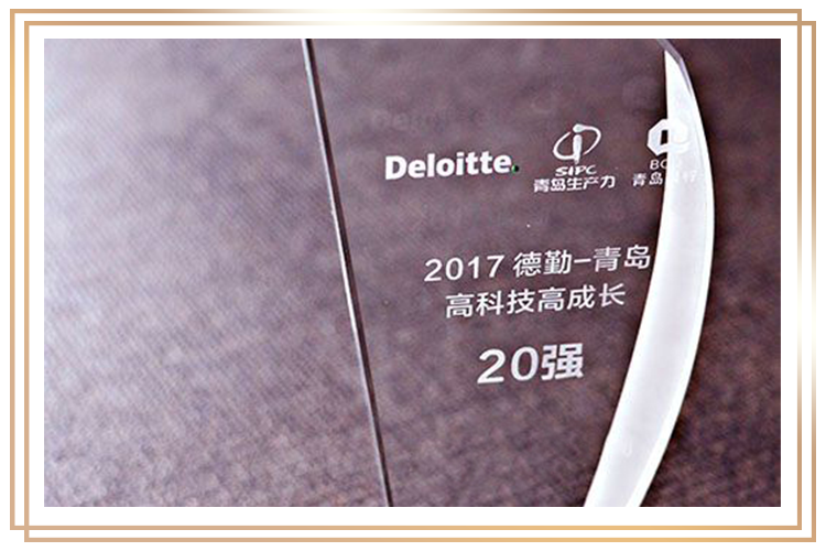 盛瀚榮膺“德勤—青島高科技高成長20強(qiáng)”